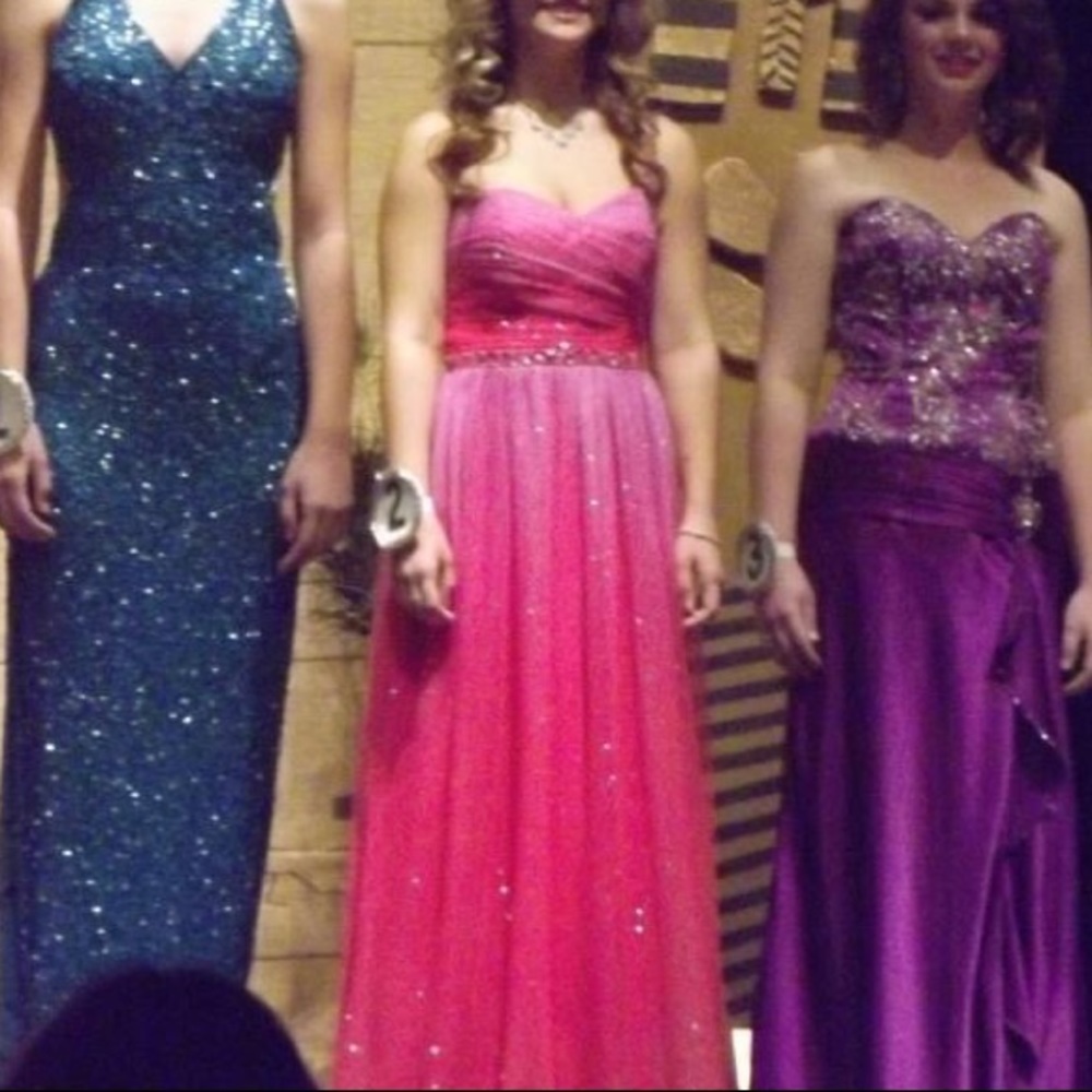 Pink pageant/prom dress